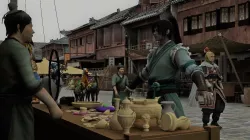 Ancient market 3D model