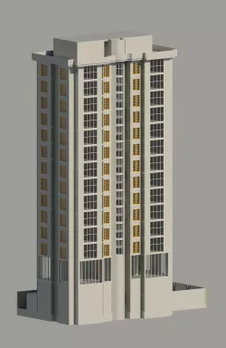 Apartment Project Revit Model 3D model