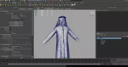 arab cloth 3D model