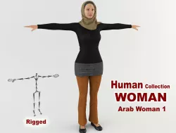 Arab Woman 1 3D model