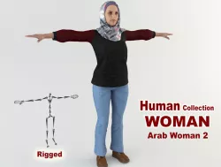 Arab Woman 2 3D model