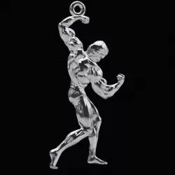 Arnold Schwarzenegger pendant 3D print model