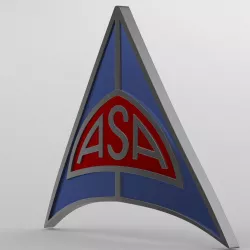 asa logo 3D model