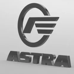 astra logo 3D model