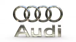 audi logo 3D model