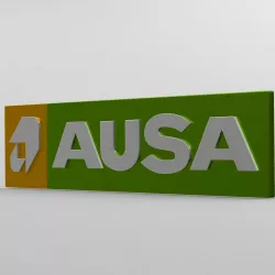 ausa logo 3D model