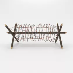 Barb Wire Obstacle 3D model