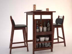 Barstool 3D model