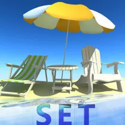 Beach Set 3D model