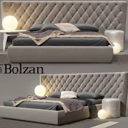  Bed Bolzan Selene Large 3D model