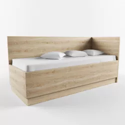 Bed Uno 3D model