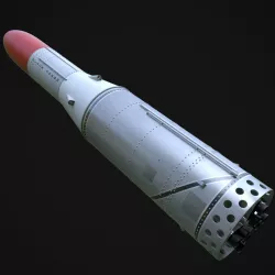 Black Arrow Rocket 3D model