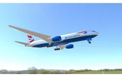 Boeing 777 3D model Low Poly Materials Low-poly  3D model