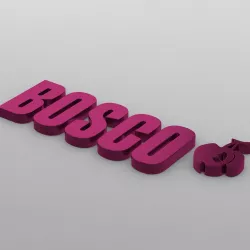 bosco logo 3D model
