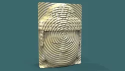 Buddha head wall art 3d stl model for cnc 3D print model