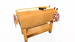 Butchers Block Low-poly  3D model
