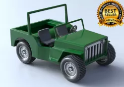 Cartoon Jeep 3D model