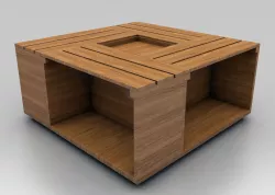 Center Coffee Table 03 3D model