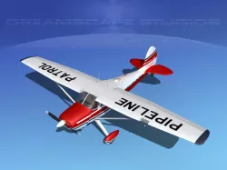 Cessna 170 Pipeline Patrol 3D model