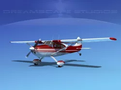 Cessna 170 V02 3D model