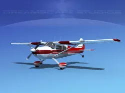 Cessna 170 V04 3D model