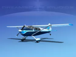 Cessna 170 V06 3D model