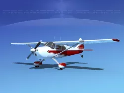 Cessna 170 V08 3D model