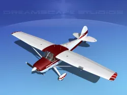 Cessna 170 V10 3D model