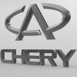 chery logo 3D model