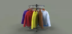 Clothes stand 3D model