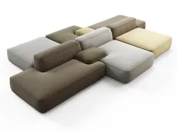 Cloud Sofa 02 3D model