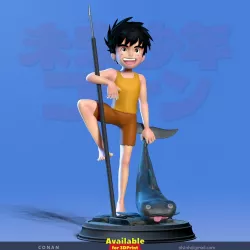 Conan - The boy in future 3D print model