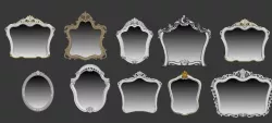 cool mirrors 3D model