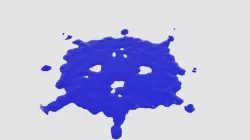 Cube Sphere Splash Splatter 3D model