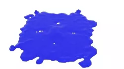 Cube Splash Splatter 3D model
