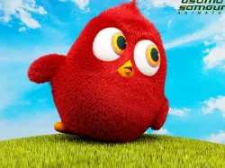 cute 3D chicks Low-poly  3D model