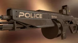 Cyberpunk rifle 3D model