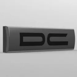 dc logo 3D model