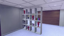 Decorated Shelve Pack Low-poly  3D model