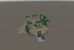 Depot Low-poly  3D model