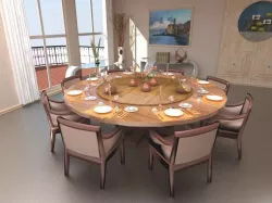 Dinner table set 3D model