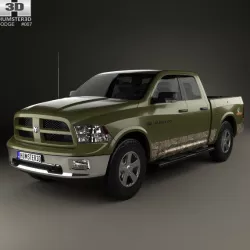  Dodge RAM 1500 Mossy Oak Edition 2014 3D model