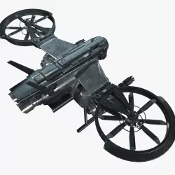 Drone Sci Fi Game Ready PBR Textures Low-poly  3D model