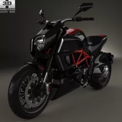 Ducati Diavel 2011 3D model