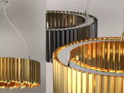 Facet Chandelier 3D model