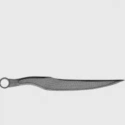 fantasy knife Low-poly  3D model