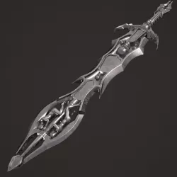 Fantasy sword 2 3D model