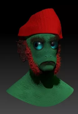 fish man 3D model
