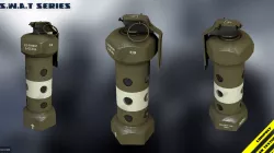 Flashbang M84 -Custom  Low-poly  3D model
