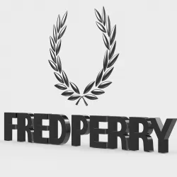 fred perry logo 3D model